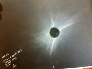 imágenes del eclipse de Sol