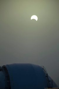 Imágenes del eclipse de sol