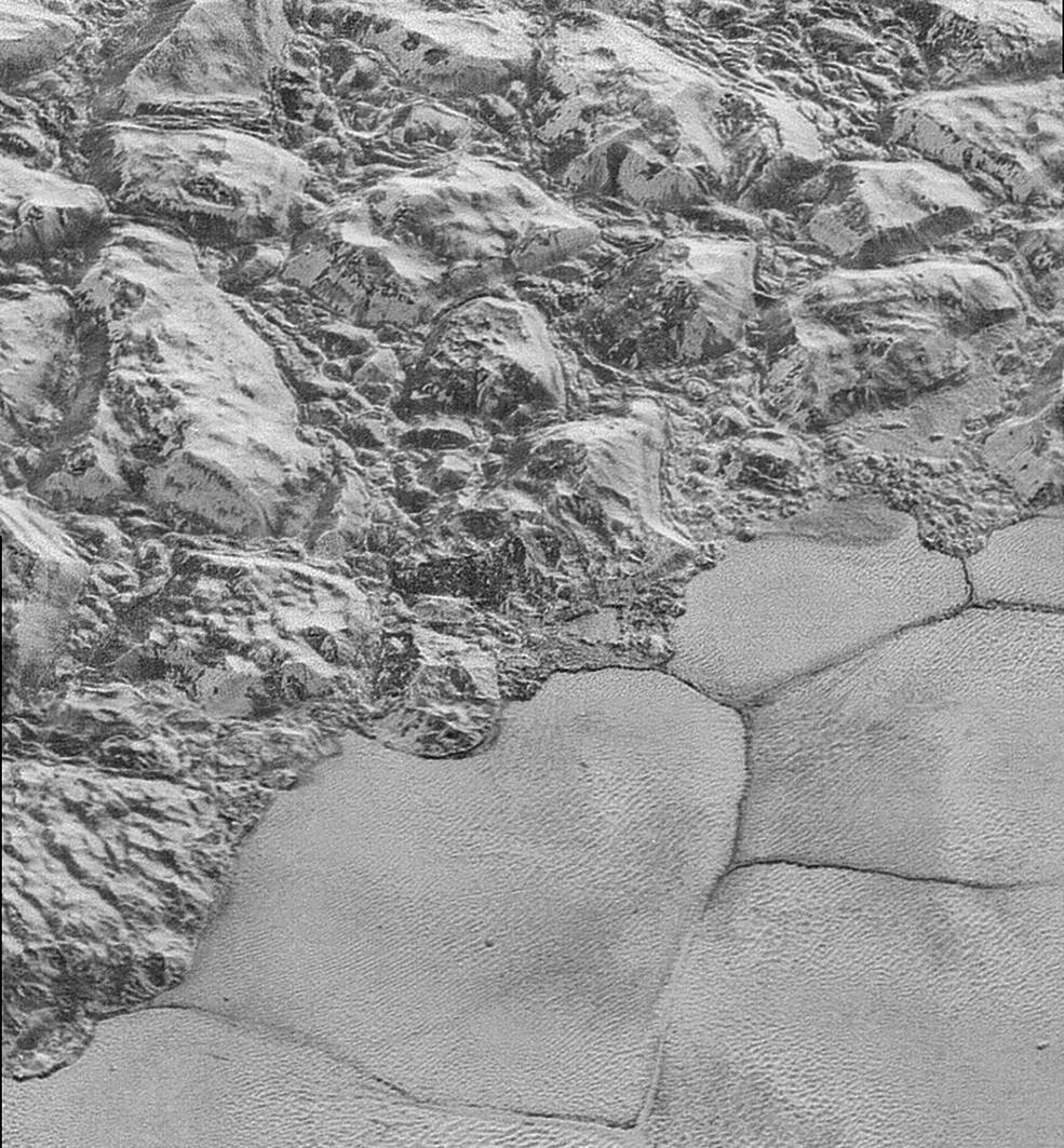 Plutón visto desde la sonda New Horizons